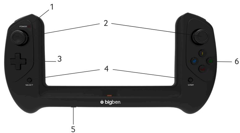 BIGBEN GAMETAB-ONE - VIEW FROM BELOW: - 1