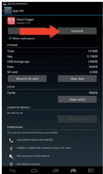 BIGBEN GAMETAB-ONE - Deleting Apps - 3