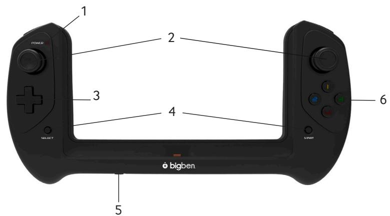 BIGBEN GAMETAB-ONE - DRAUFSICHT: - 1