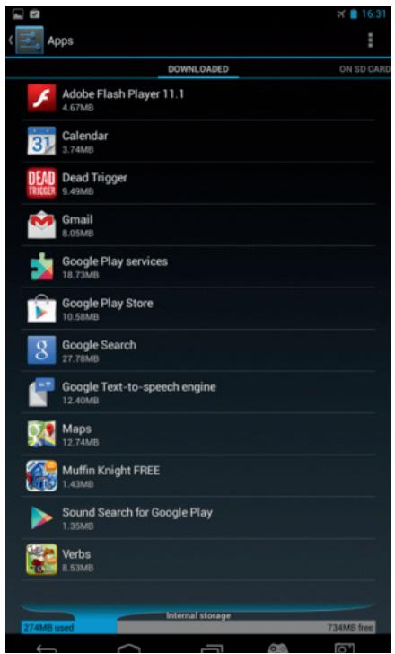 BIGBEN GAMETAB-ONE - Apagar Apps - 2