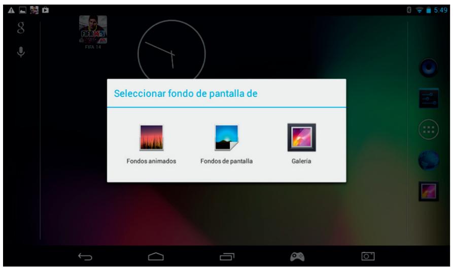 BIGBEN GAMETAB-ONE - Personalizar la pantalla de inicio - 1
