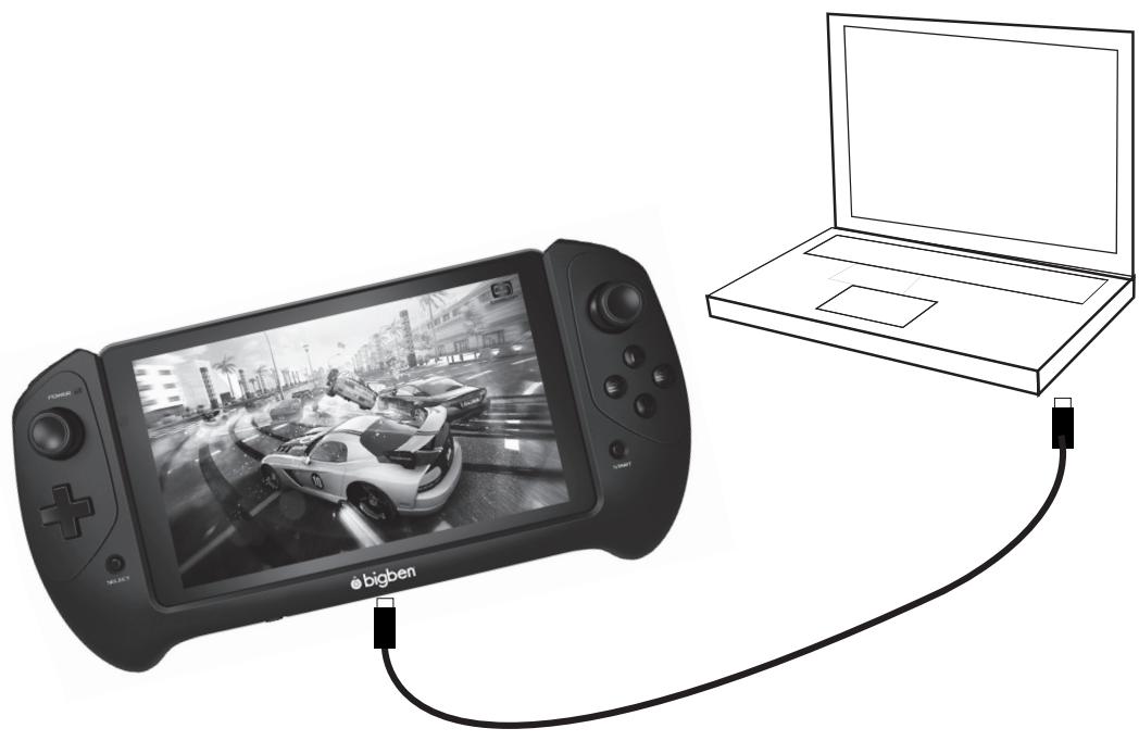 BIGBEN GAMETAB-ONE - a) Transferring with USB - 1