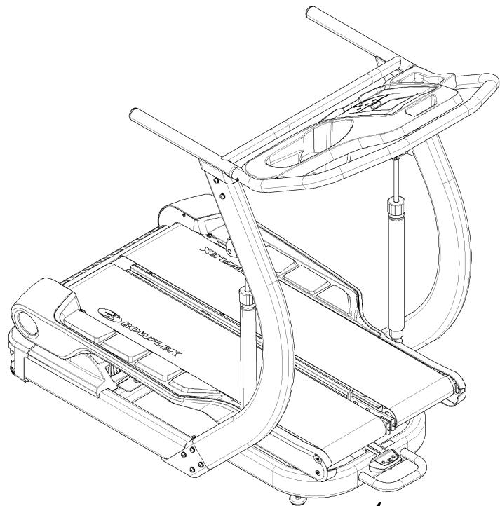 BOWFLEX TC5500 - Applying the Treadle Locking Lever - 1