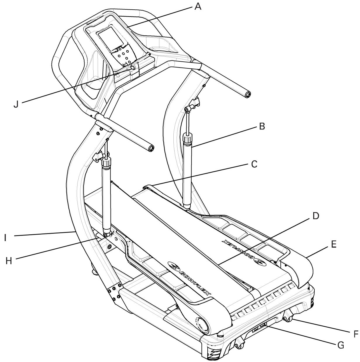 BOWFLEX TC5500 - Composants - 1
