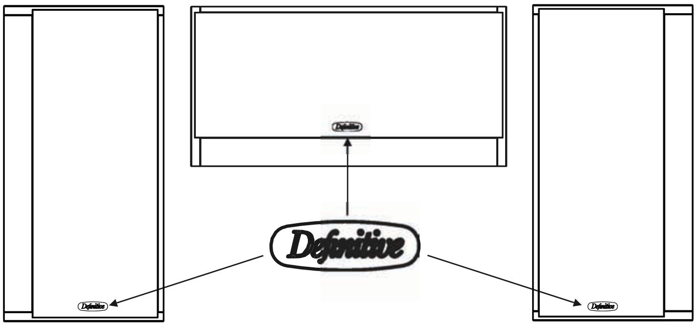 DEFINITIVE TECHNOLOGY XTR-50 - Installation sur une surface - 1
