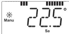 EQ-3 CLASSIC - Display tijdens het normale bedrijf - 1