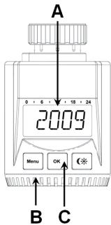 EQ-3 CLASSIC - Step 2: Setting the date and time of day - 1