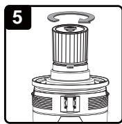 EWT CS5 COMFORT - EINBAU UND REINIGUNG DES KARTUSCHENFILTERS - 5