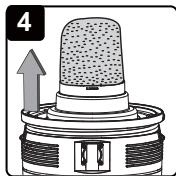 EWT CS5 COMFORT - INSTALLATION ET NETTOYAGE DU FILTRE MOUSSE - 4