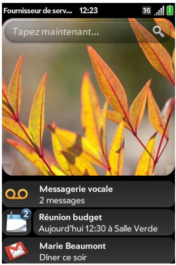 PALM PALM PRE 2 - Affichage de l'intégralité des notifications reçues - 1