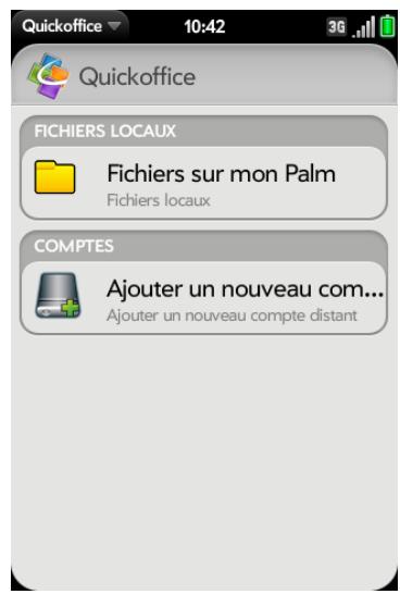 PALM PALM PRE 2 - Ouverture d'un fichier - 1