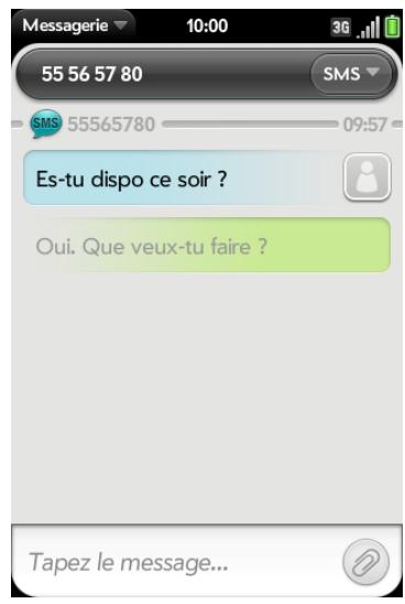 PALM PALM PRE 2 - Changement de compte de messagerie en cours de conversation - 1