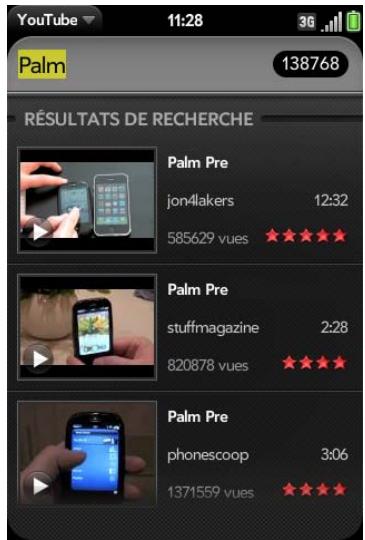 PALM PALM PRE PLUS - Effectuez l'une des opérations suivantes : - 1
