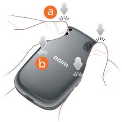 PALM PALM PRE PLUS - Insérer la carte SIM - 6