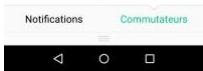 HISENSE C1 - Ouverture du panneau des notifications - 3