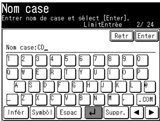 MURATEC F560 - Saisissez le jour et l'heure d'émission. - 2