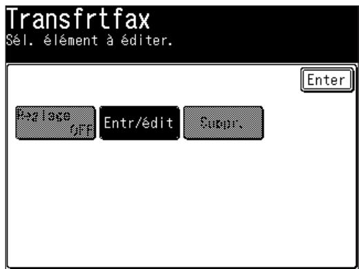 MURATEC F560 - Enregistrer ou éditer une règle de transfert - 1