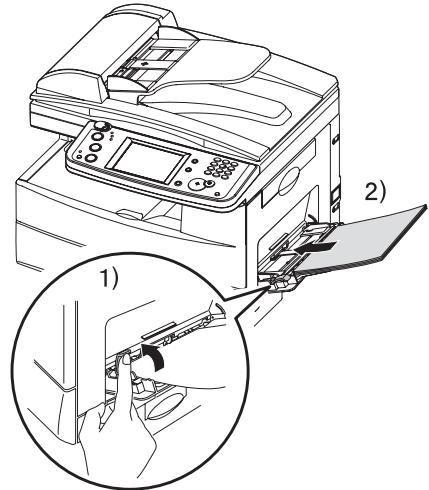 MURATEC F560 - Chargement de papier dans le plateau bypass - 2