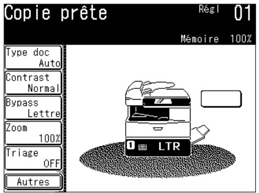 MURATEC F560 - Sélection du papier - 1