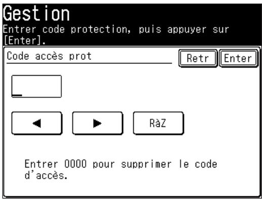 MURATEC F560 - Protection par code d'accès - 1