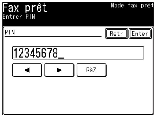 MURATEC F560 - Si vous selectionnez le Mode 2 - l'écran indique la méthode à suivre - 1