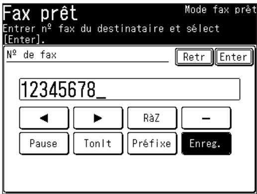 MURATEC F560 - Alternative 1 : Enregistrer ou éditer directement dans le carnet d'adresses - 2