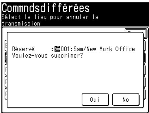 MURATEC F560 - Pour revoir ou annuler une commande - 10