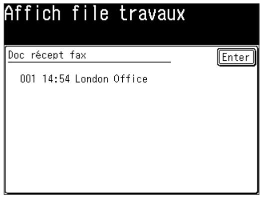 MURATEC F560 - Vérification de la file d'attente d'impression copie de réception sans papier - 3