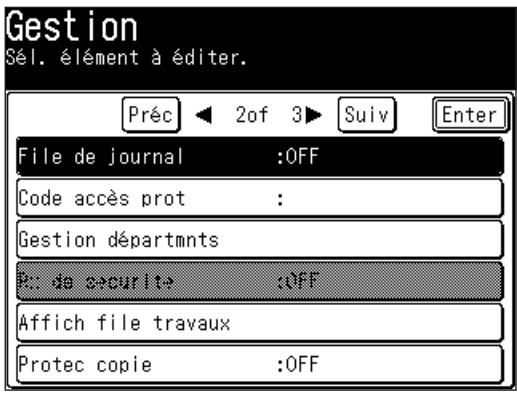 MURATEC F560 - Configurer le journal d'activité - 5