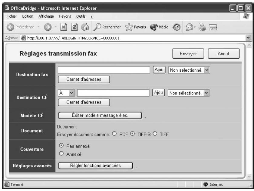 MURATEC F560 - Emission d'un fax PC - 1