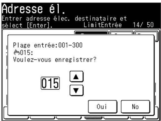 MURATEC F560 - Alternative 1 : Enregistrer ou éditer directement dans le carnet d'adresses - 6