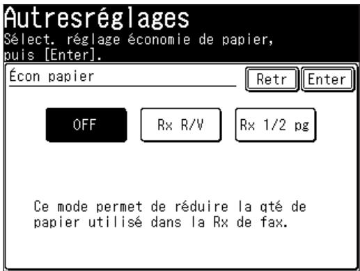 MURATEC F560 - Lorsque you activez la fonction economie de papier - 1