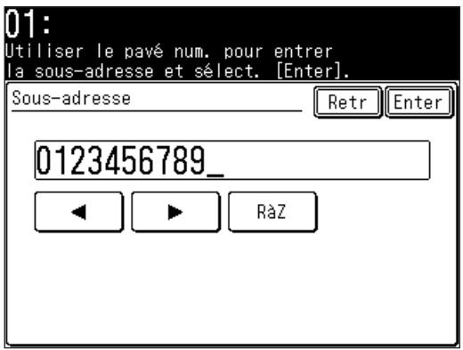 MURATEC F560 - Si vous configurez une boîte sécurisée : - 1