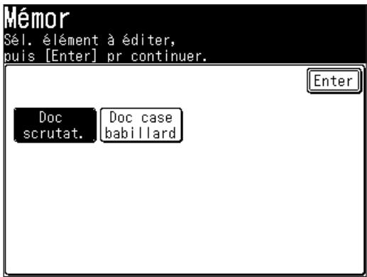 MURATEC F560 - Enregistrement d'un document en vue d'une émission par relève - 2
