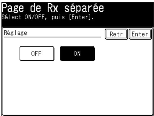 MURATEC F560 - Paramétrr la page de séparation - 3
