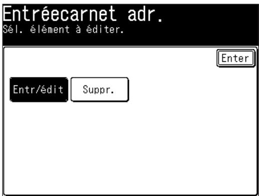 MURATEC F560 - Enregistrer ou éditer une destination - 2