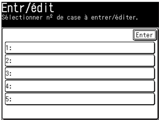 MURATEC F560 - Enregistrement d'une boîte d'envoi groupe - 1