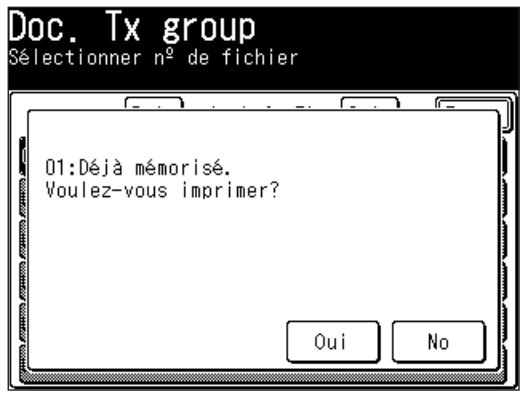 MURATEC F560 - Sélectionnez le numéro du fichier que vous pouze imprimer. - 2