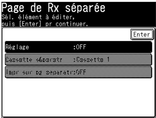 MURATEC F560 - Paramétrr la page de séparation - 2