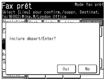 MURATEC F560 - Appuyez sur [Début] pour terminer la saisie. - 1