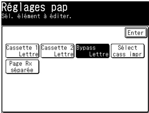 MURATEC F560 - Appuyez sur [Bypass]. - 1