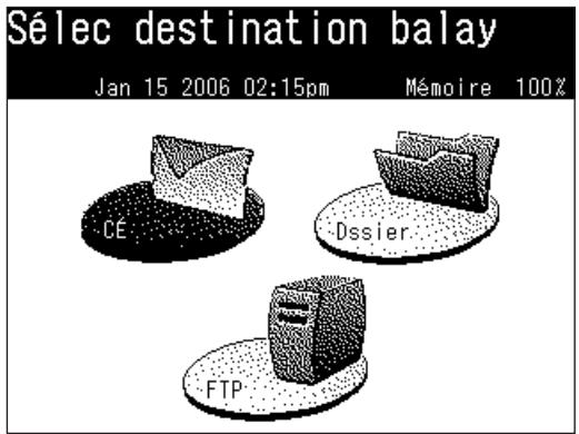 MURATEC F560 - Envoyer un document par e-mail - 1