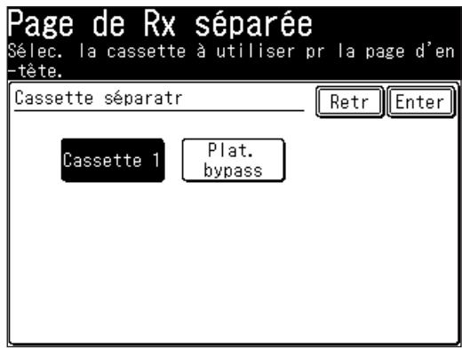 MURATEC F560 - Paramétrr la page de séparation - 4