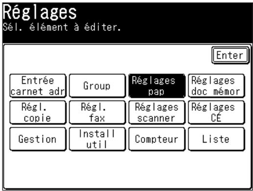 MURATEC F560 - Réglage du format de papier - 1