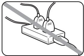 MURATEC MFX-1330 - N'utilisez pas de rallonge multiprises - 1