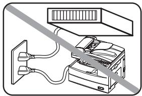 MURATEC MFX-1330 - Ne branche pas de gros apparéils sur la même prise - 1