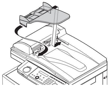 MURATEC MFX-1330 - Installation du plateau d'originaux - 1