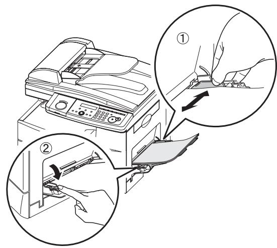 MURATEC MFX-1330 - Chargement de papier dans l'introducteur manuel - 3