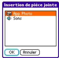 PALMOME TREO 600 - Création et envoi de messages - 2