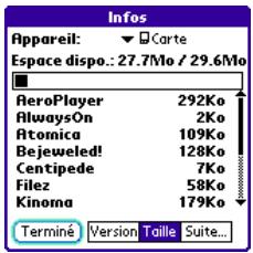 PALMOME TREO 600 - Copie d'applications sur une carte d'extension - 2